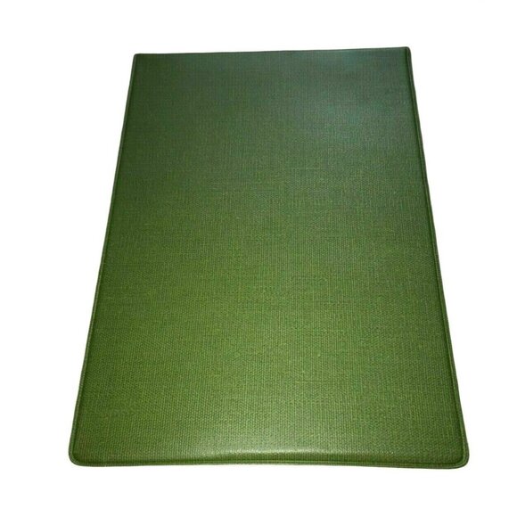Vtg MCM Green Folding Address Book Notebook Phone Directory Memo Desk Pad Holder - Picture 5 of 5